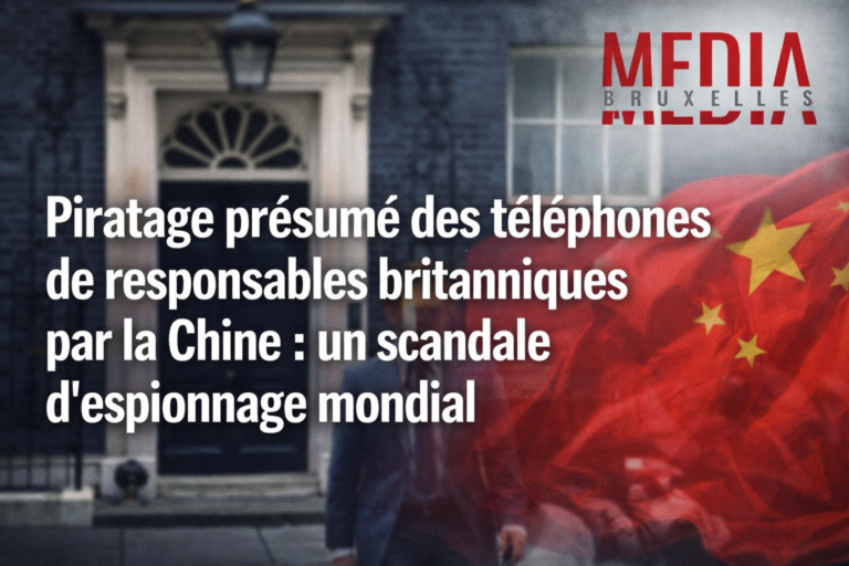 Piratage présumé des téléphones de responsables britanniques par la Chine : un scandale d’espionnage mondial