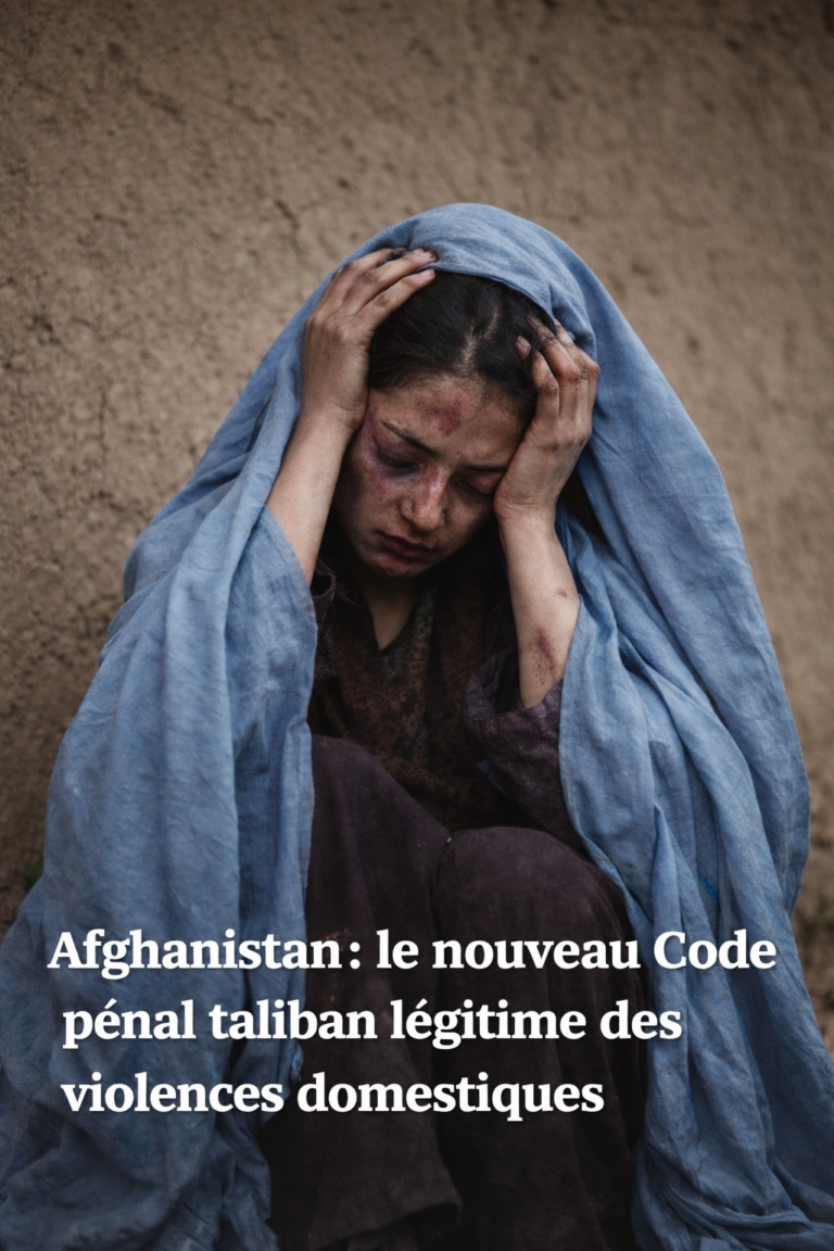 Afghanistan : le nouveau Code pénal taliban légitime des violences domestiques et met en danger les femmes