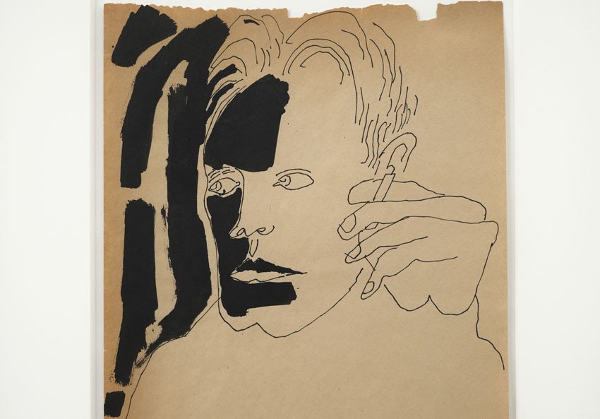 Andy Warhol, Unidentified Male, 1956. ©The Andy Warhol Foundation for the Visual Arts, Inc. Licensed by ADAGP, Paris 2026