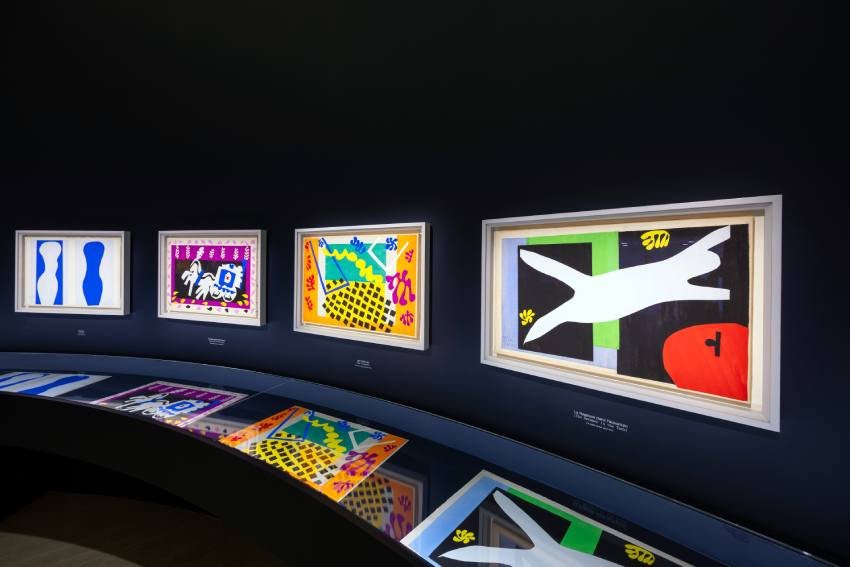 Jazz (1947) d’Henri Matisse, présenté dans l’exposition « Matisse 1941-1954 », Grand Palais x Centre Pompidou, Paris, 2026. Photo : © Luc Castel, 2026