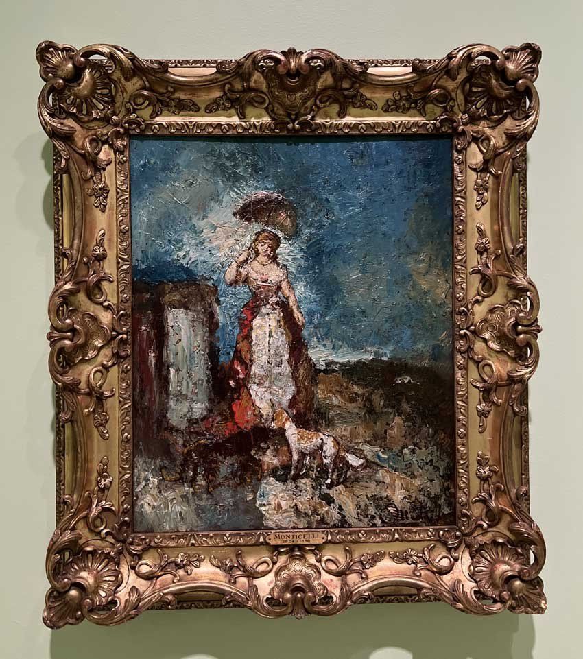 Adolphe Monticelli (1810-1865), Promenade, vers 1864, prêt du musée Faure, collection Faure. © Connaissance des Arts / Léana Da Silva