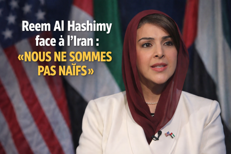 Reem Al Hashimy face à l’Iran : « Nous ne sommes pas naïfs »