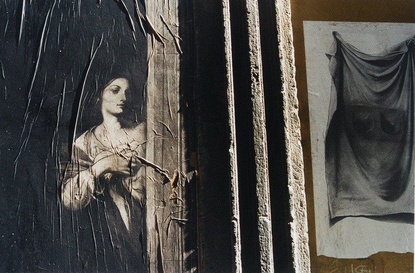 Ernest Pignon-Ernest, Etude pour Sainte Agathe inspirée de Guarino, Naples, 1995, photographie, 6 exemplaires + 1 EA, 30 x 44 cm. © Ernest Pignon-Ernest / Courtesy Galerie Lelong © ADAGP, Paris 2026