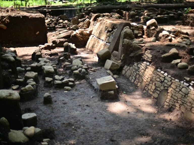 Vue d’un site archéologique à Coatepec, dans l’État de Veracruz, au Mexique.