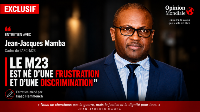 « Le M23 est né d’une frustration, d’une discrimination » — Entretien avec Jean-Jacques Mamba, cadre de l’AFC-M23
