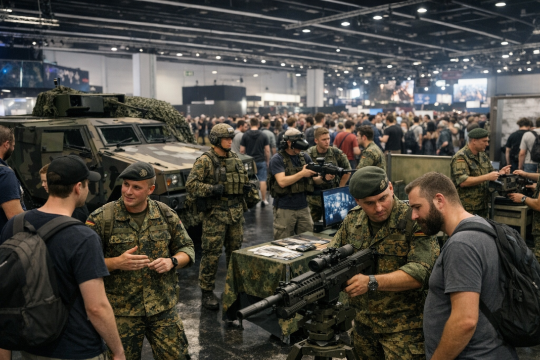 Bundeswehr à Gamescom : une présence qui ravive le débat sur le recrutement des jeunes