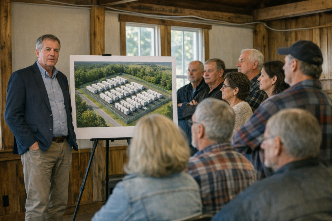 En Beauce, un projet de 120 batteries lithium cristallise une vive opposition communale