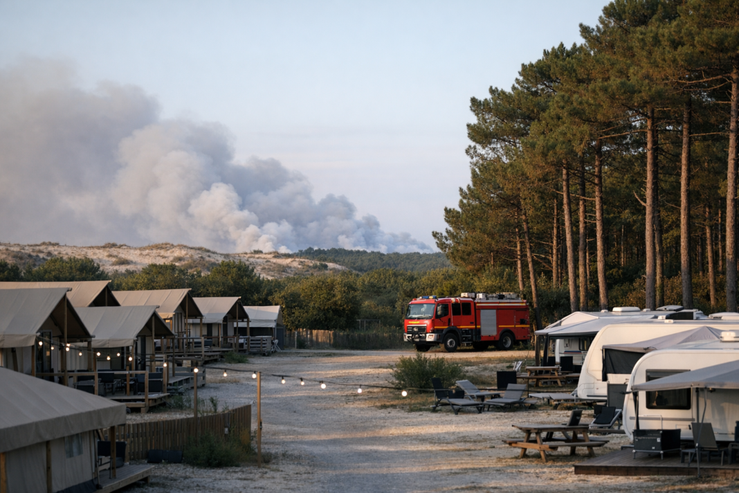 Un camping trois générations confronté aux feux : incertitudes à Lacanau-Océan