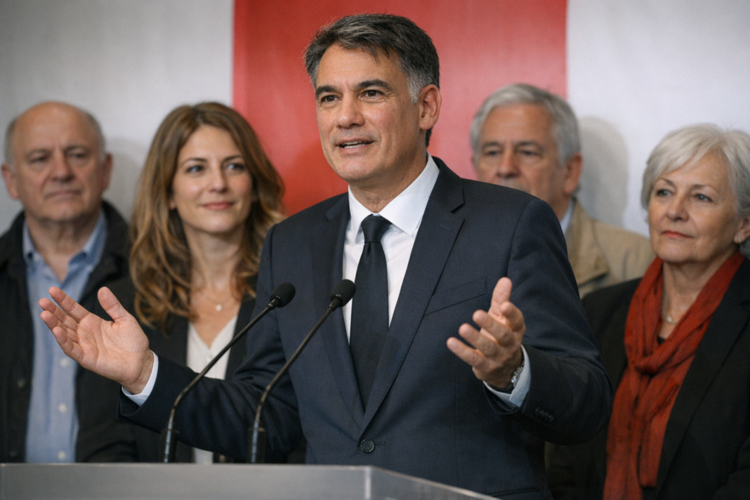 Présidentielle 2027 : Olivier Faure officialise sa candidature et ouvre la confrontation avec Glucksmann