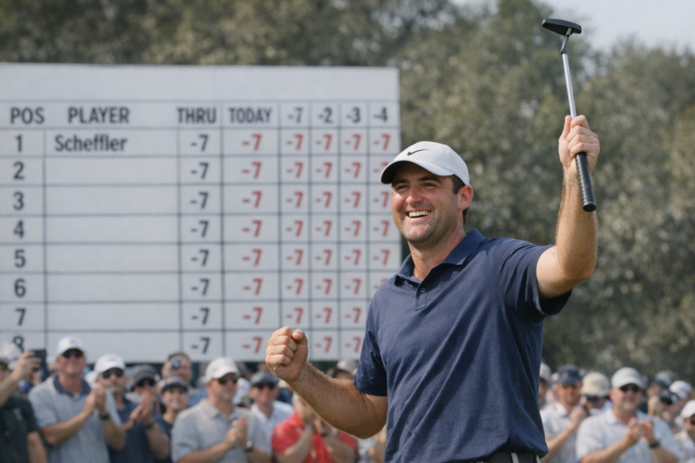 Scottie Scheffler s'impose au Tour Championship et devient le meilleur rémunéré de l'histoire du PGA Tour
