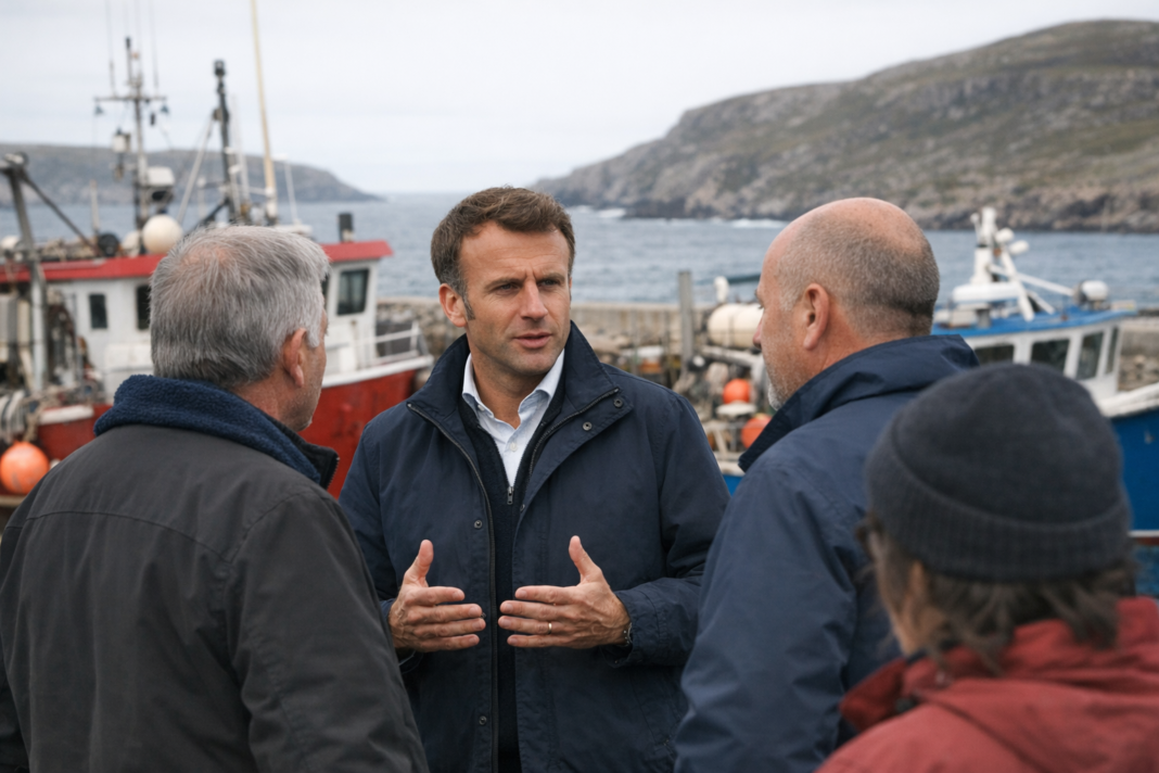 Macron en visite à Saint‑Pierre‑et‑Miquelon avant son départ pour New York