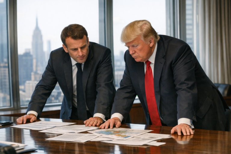 À New York, Macron soumet à Trump l'idée d'un moratoire sur les frappes visant les infrastructures énergétiques