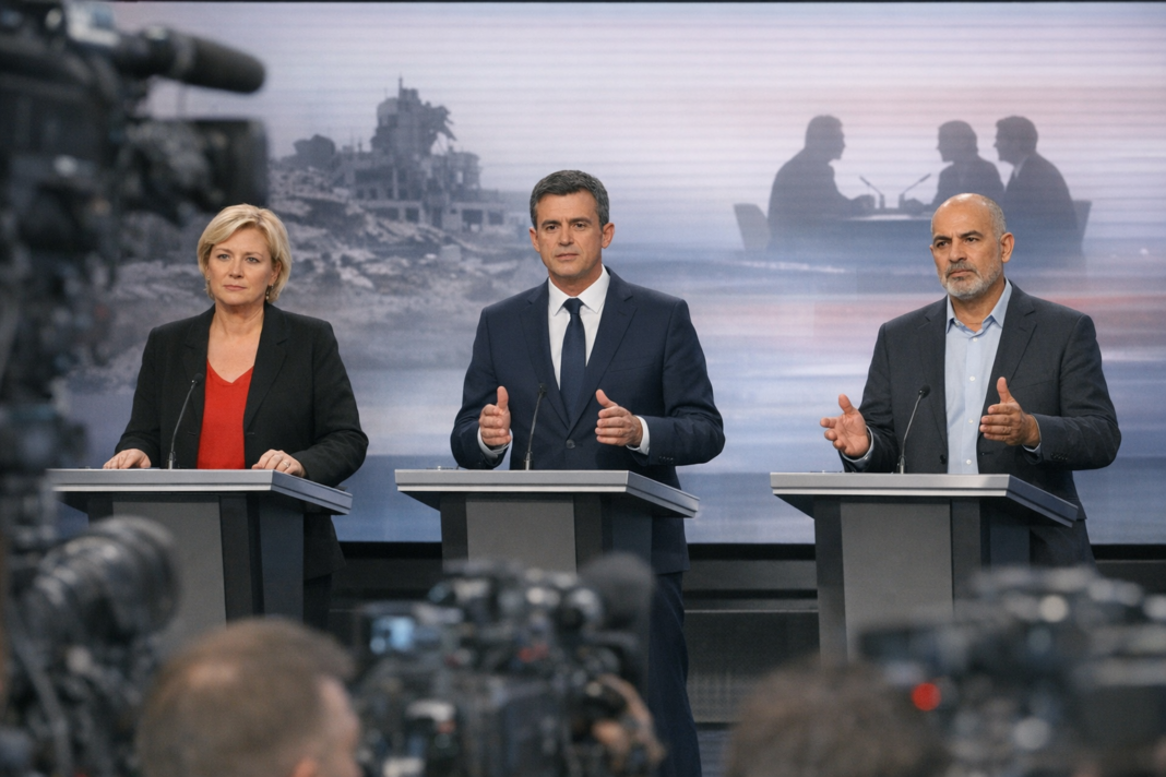 Primaire à gauche : Gaza et l’alliance avec LFI dominent un premier débat tendu