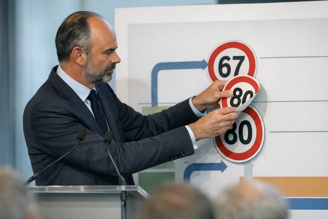 Édouard Philippe tente d'effacer les «67» et le 80 km/h avant la présentation des retraites
