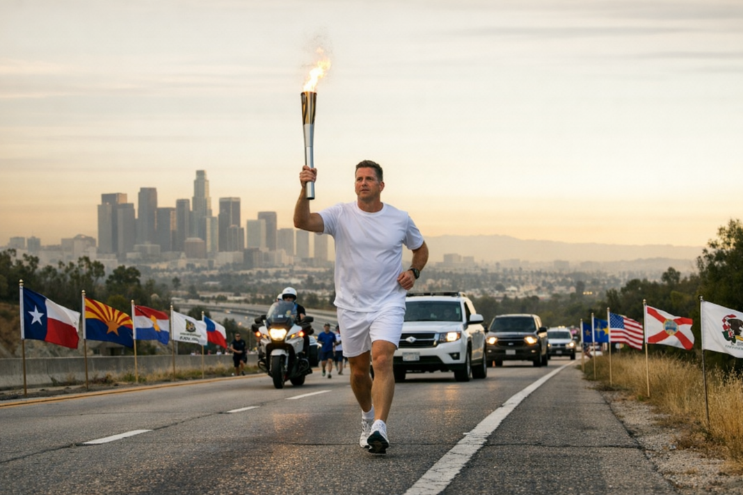 La flamme des JO 2028 traversera les 50 États avant d’illuminer Los Angeles