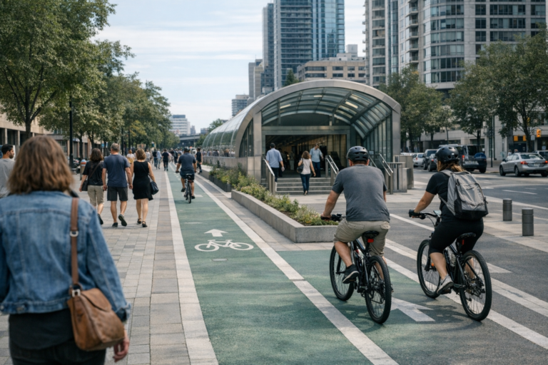 La voiture recule : métro, marche et vélo redessinent les grandes métropoles