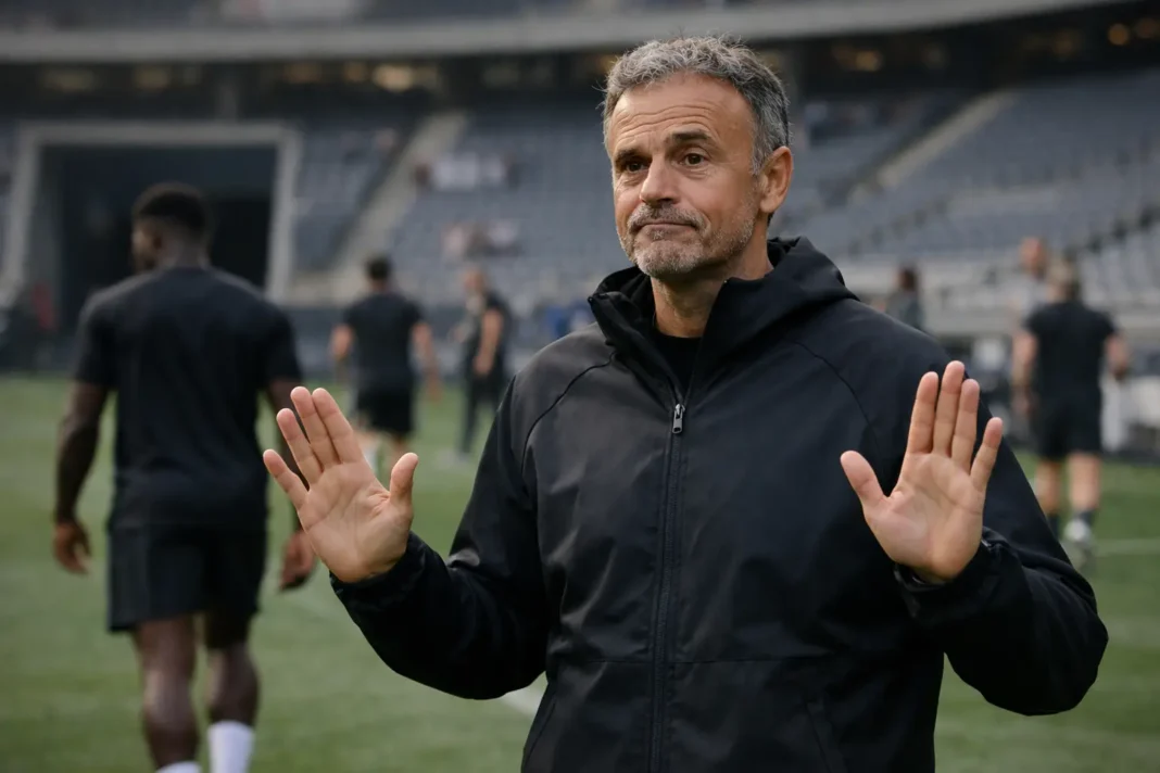 Luis Enrique calme le jeu après la sortie de Nuno Mendes, PSG en attente avant le Barça