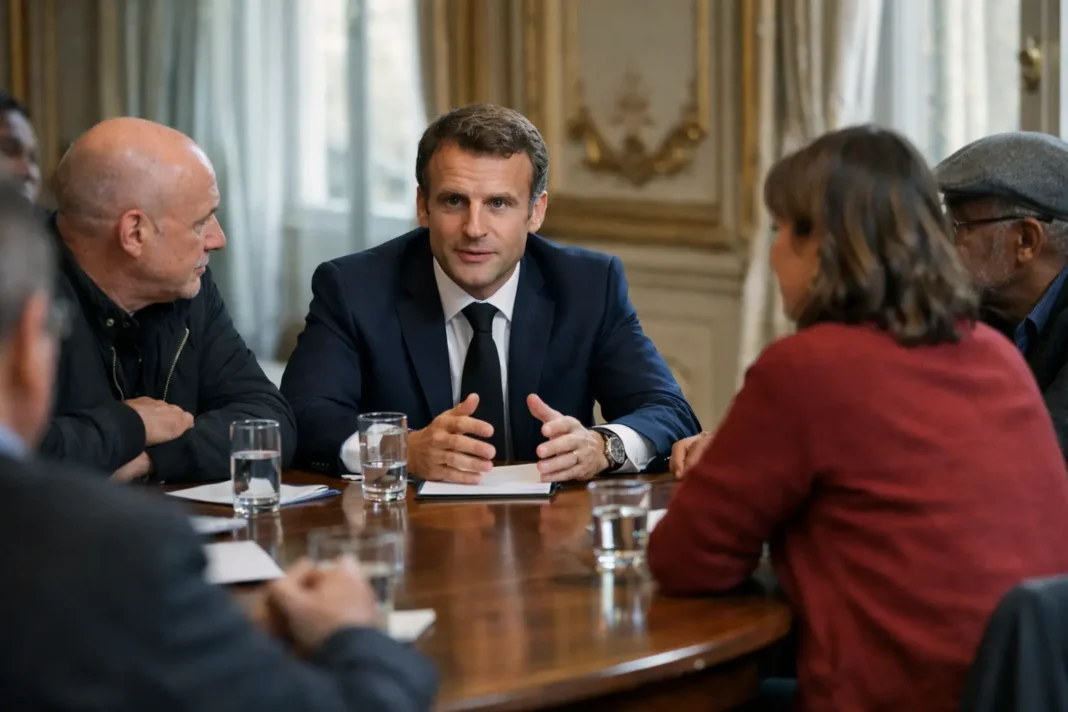 Macron mise sur les corps intermédiaires après les débordements du 17 octobre