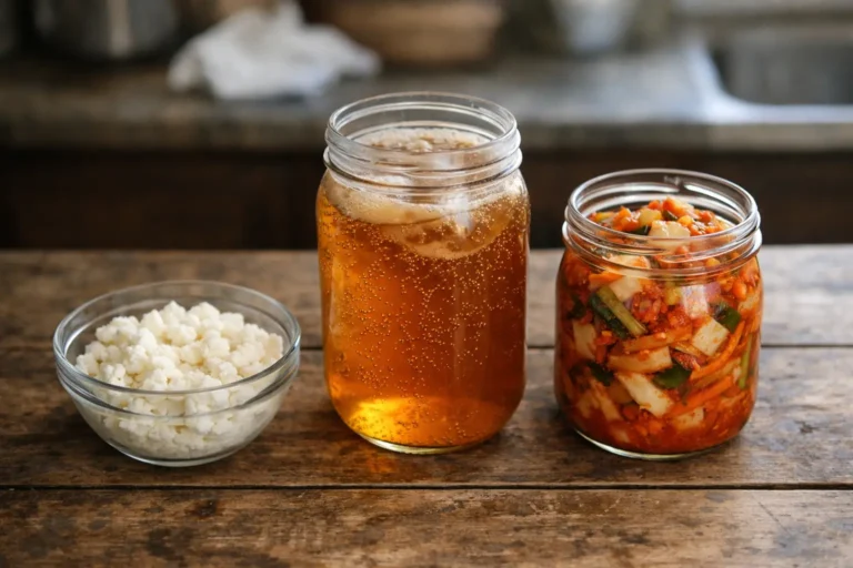 Kéfir, kombucha, kimchi : ce que valent vraiment ces aliments fermentés pour le microbiote