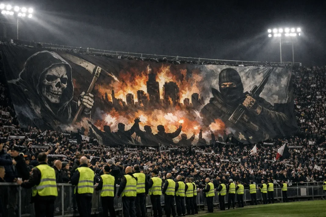 Tifo controversé au Parc : le Barça mécontent et un possible recours à l’UEFA
