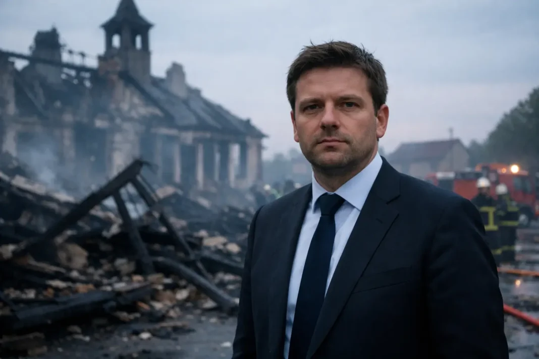 Guillaume Guérin, maire au centre d’un choc républicain après l’incendie de sa mairie