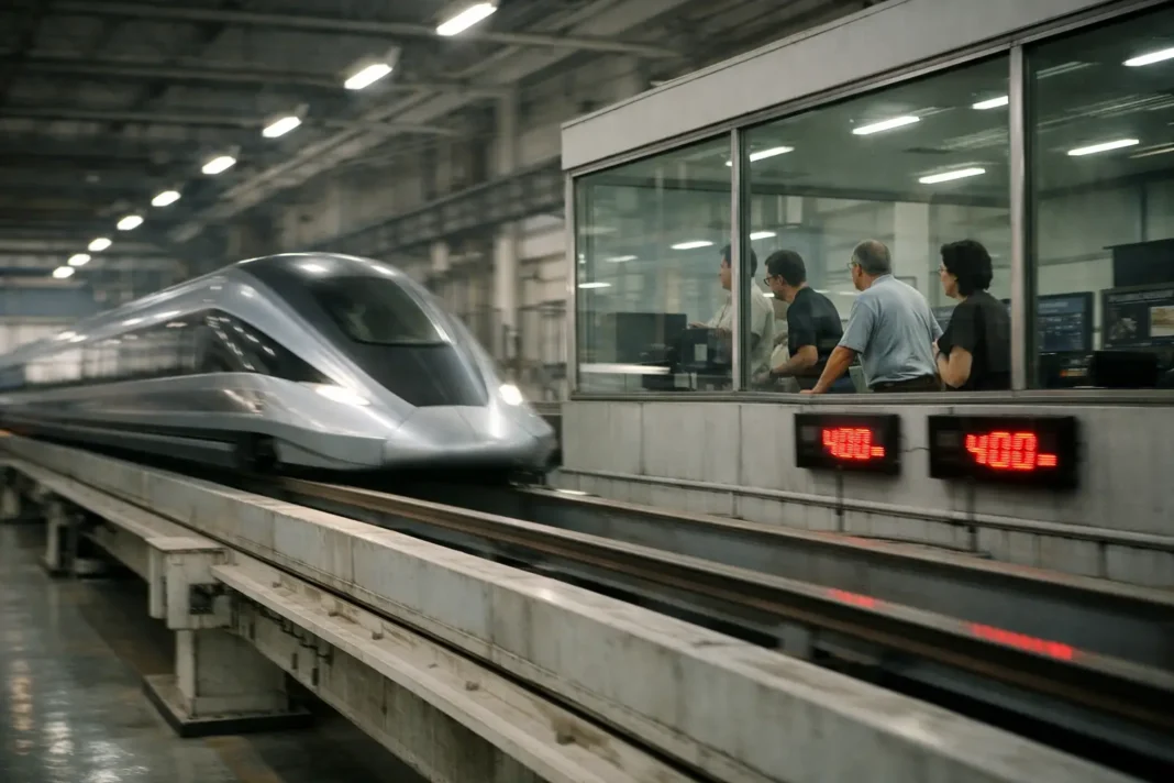 En Chine, le train à 800 km/h qui ne transportera pas de passagers