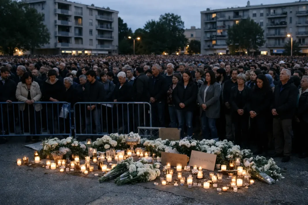 Après l’attentat raciste de Trappes, des hommages entre recueillement et lignes de fracture