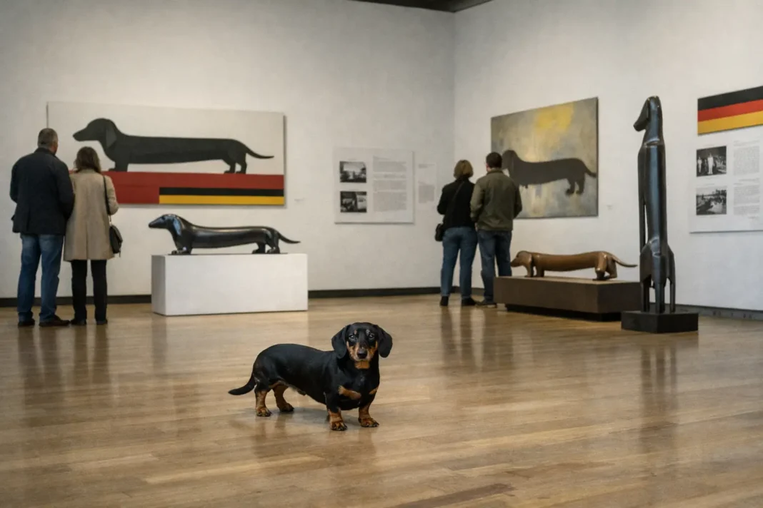 Le teckel, petit chien de l’art devenu symbole politique