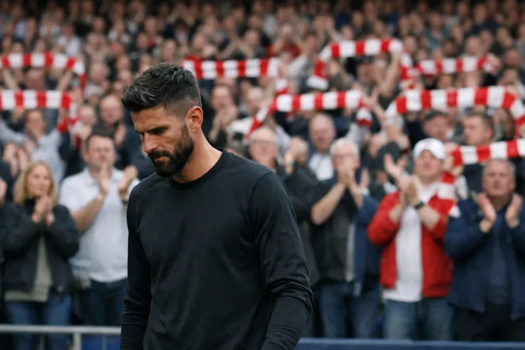 Giroud ému par l'hommage des supporters anglais malgré la défaite du LOSC